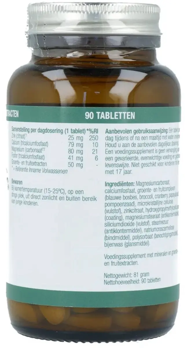 Essential Organics Zink 25mg Tabletten - 90 Stuks