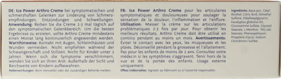 Ice Power Crème Arthro 60g