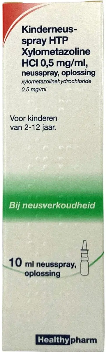 Healthypharm Kinder Neusspray Xylometazoline 0,5mg/ml 10ml