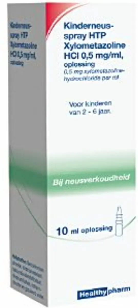 Healthypharm Kinder Neusspray Xylometazoline 0,5mg/ml 10ml