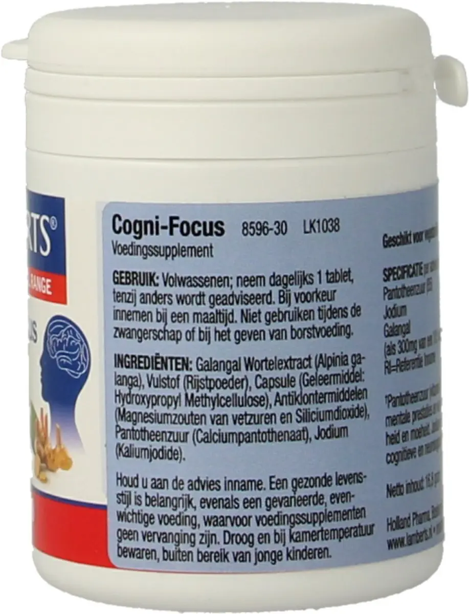 Lamberts Cogni-Focus 30 Capsules