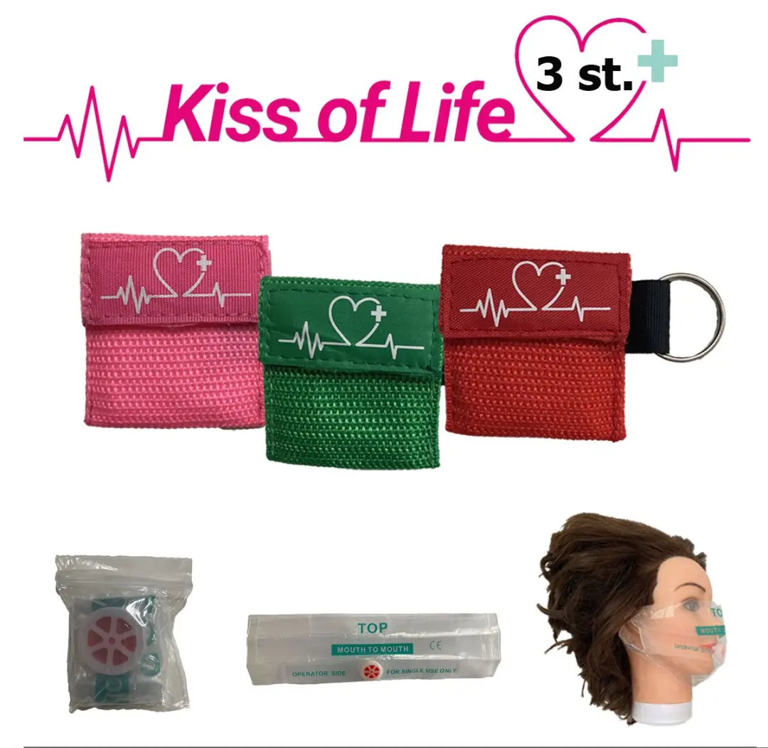 Kiss of Life Reanimatiemasker Sleutelhanger