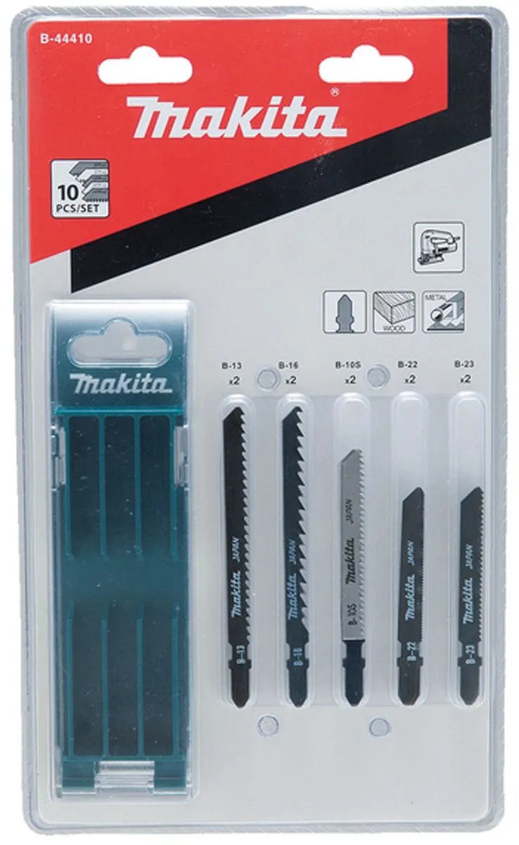 Makita Decoupeerzaagbladen B-44410 10-delig
