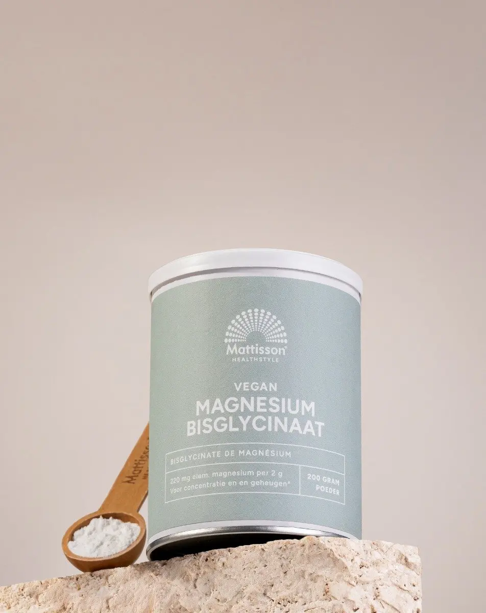 Mattisson Magnesium Bisglycinaat Poeder 200g