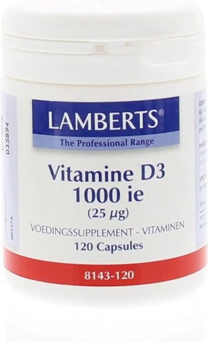 Lamberts Vitamine D3 1000IE 120 Capsules