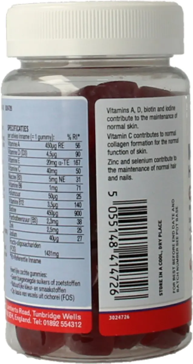 Lamberts Multi Guard Haar & Nagel Gummies 60 Stuks