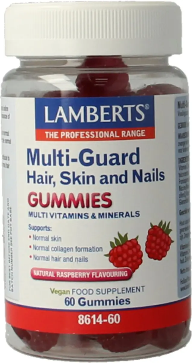 Lamberts Multi Guard Haar & Nagel Gummies 60 Stuks