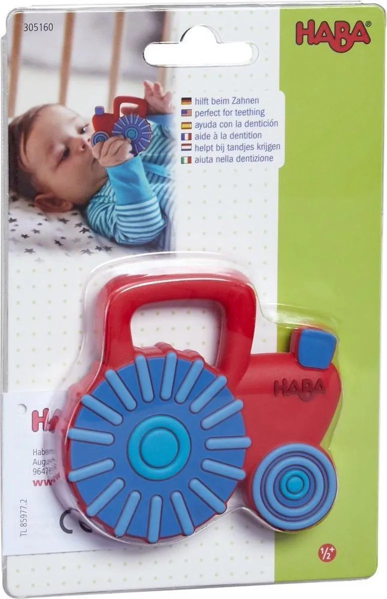 Haba Grijpspeeltje Tractor - Multikleur