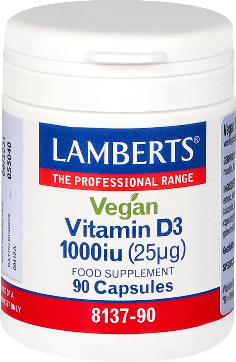 Lamberts Vitamine D3 1000IE 90 Capsules