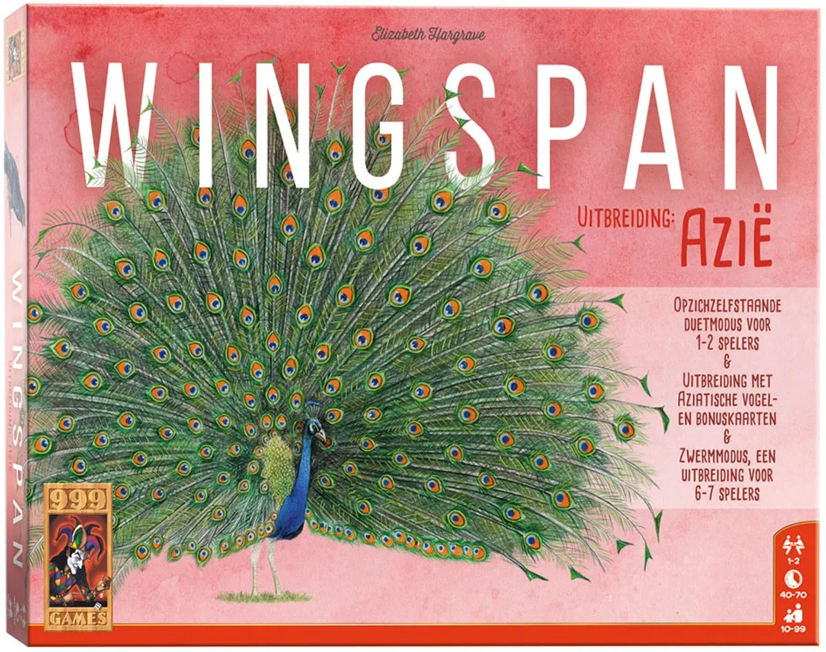 999 Games Wingspan Azië Uitbreiding Bordspel - 999-WIN05
