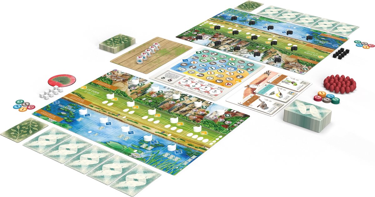 999 Games - Wingspan uitbreiding: Azie Bordspel - Gezelschapsspel - met nieuwe “duet”-variant