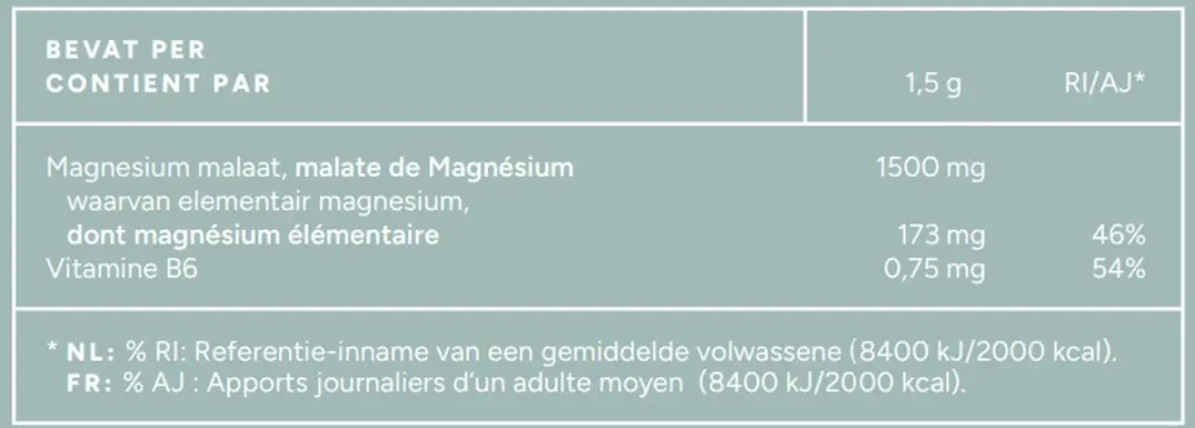 Mattisson Magnesium Malaat Poeder 173mg - 200g