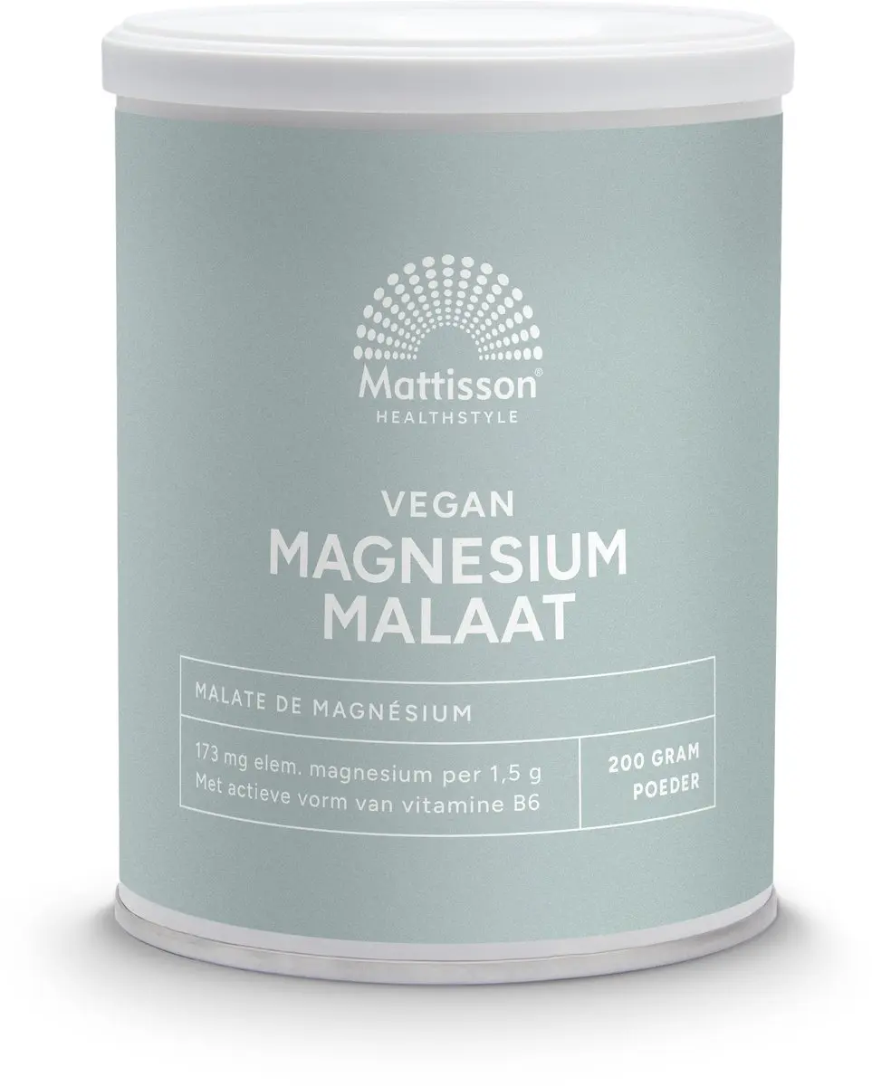 Mattisson Magnesium Malaat Poeder 173mg - 200g