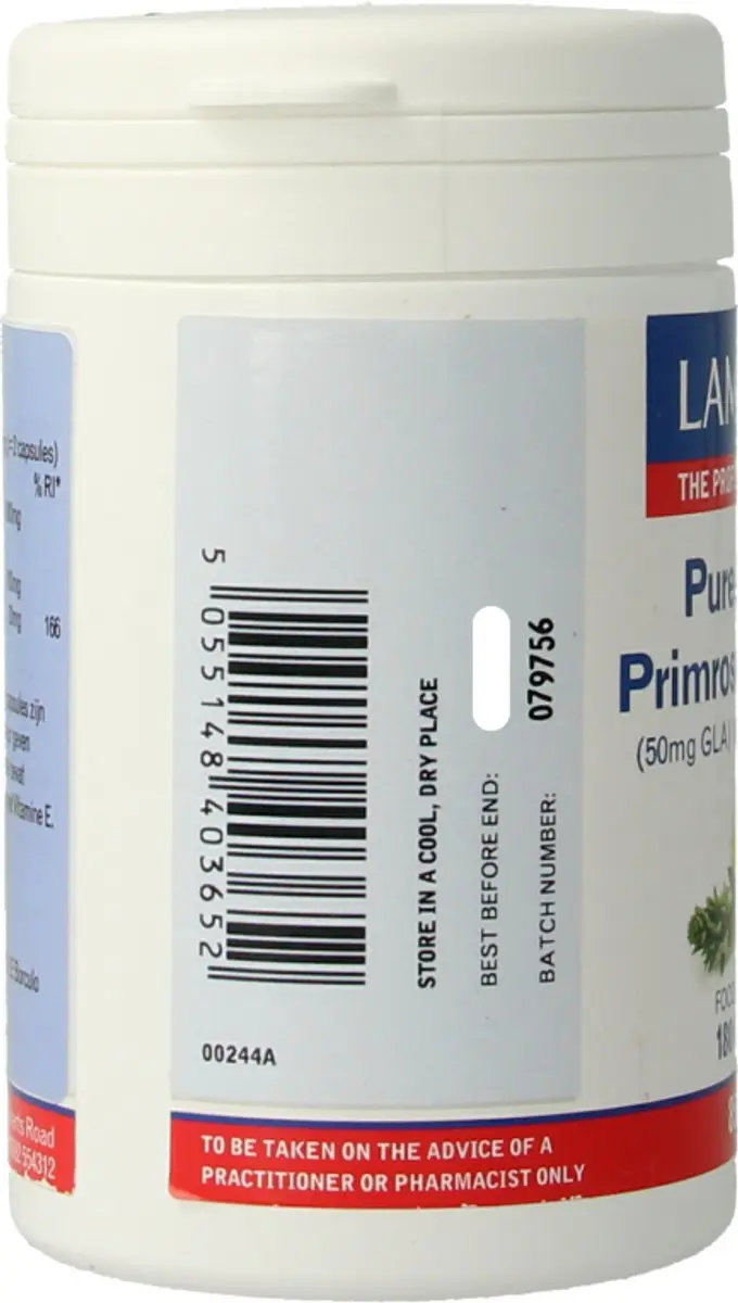 Lamberts Teunisbloemolie 500mg - 180 Capsules