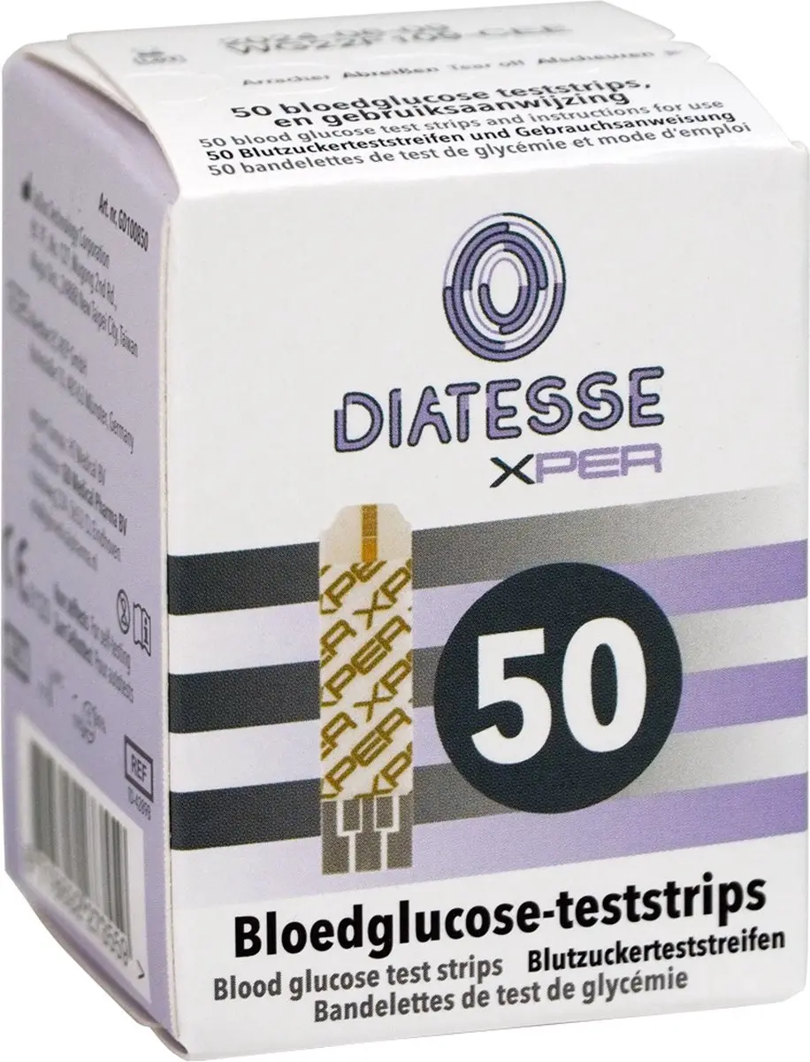 Diatesse XPER Glucose Teststrips 50 Stuks