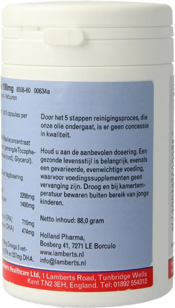 Lamberts Pure Visolie 60 Capsules