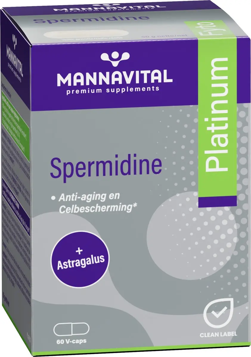 Mannavital Spermidine Platinum 60 Capsules