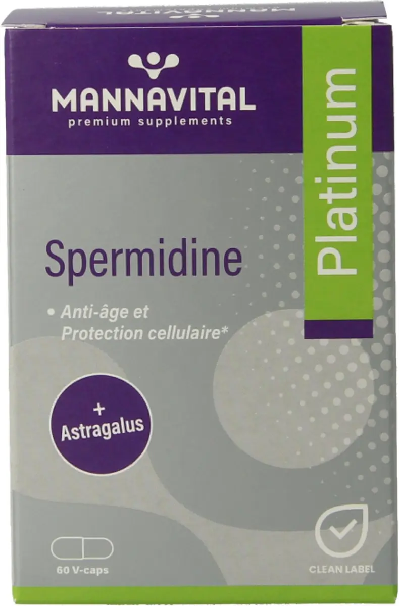 Mannavital Spermidine Platinum 60 Capsules