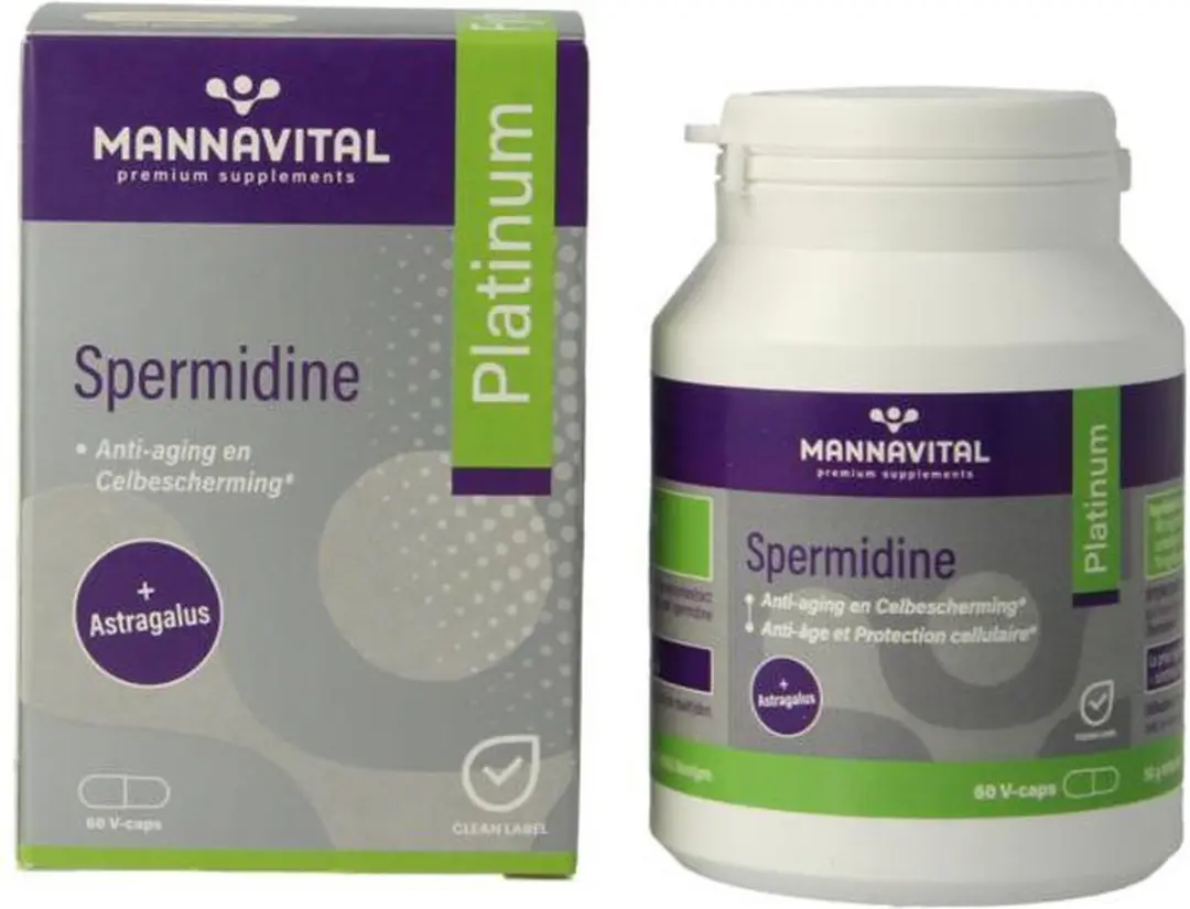 Mannavital Spermidine Platinum 60 Capsules