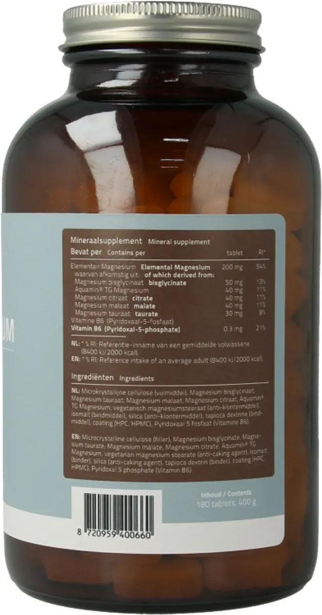 Mattisson Multi Magnesium 200mg Complex - 180 Tabletten