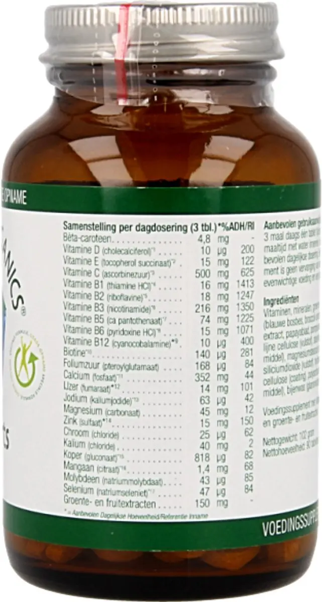 Essential Organics All-Sports Multivitamine 90 Tabletten