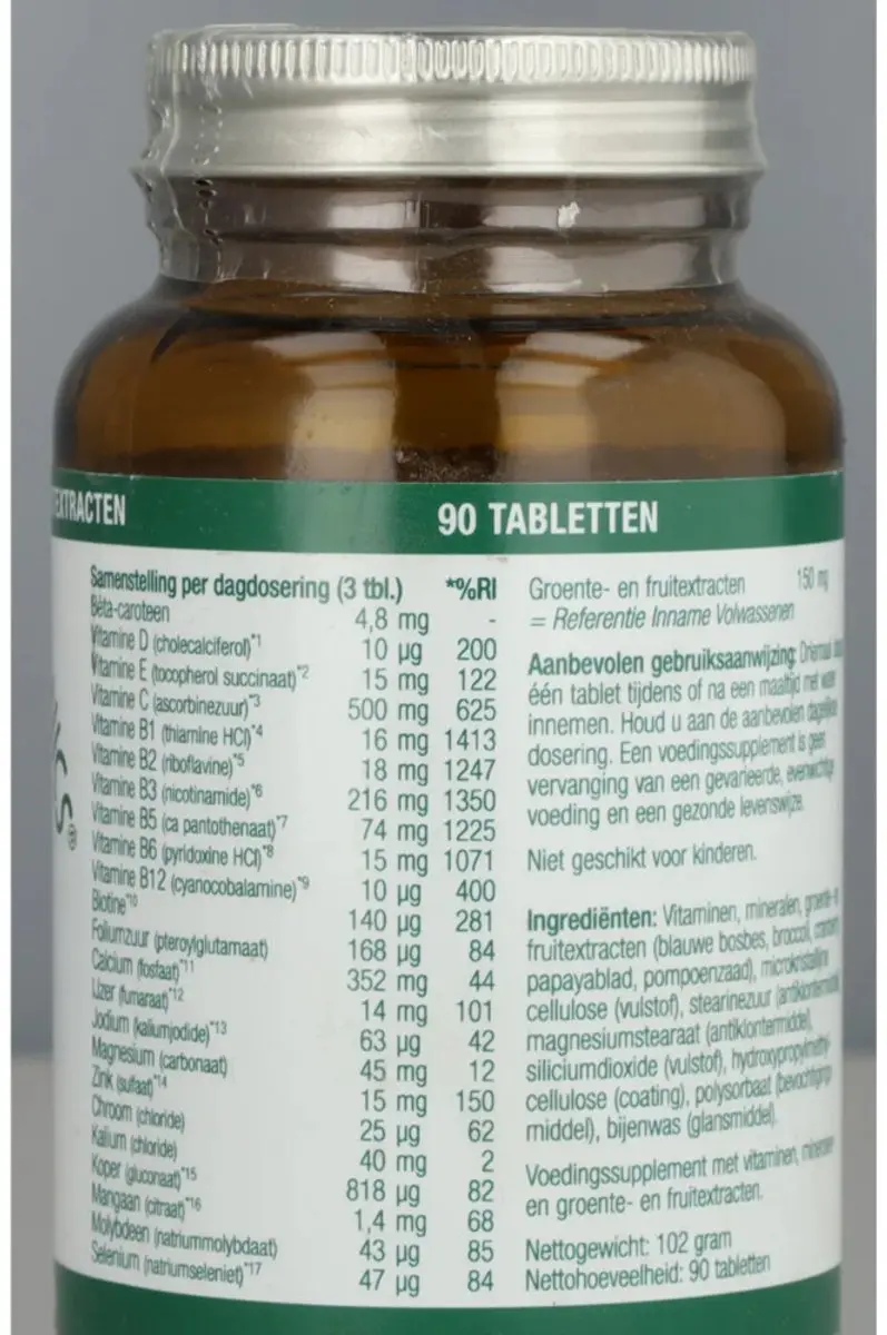 Essential Organics All-Sports Multivitamine 90 Tabletten