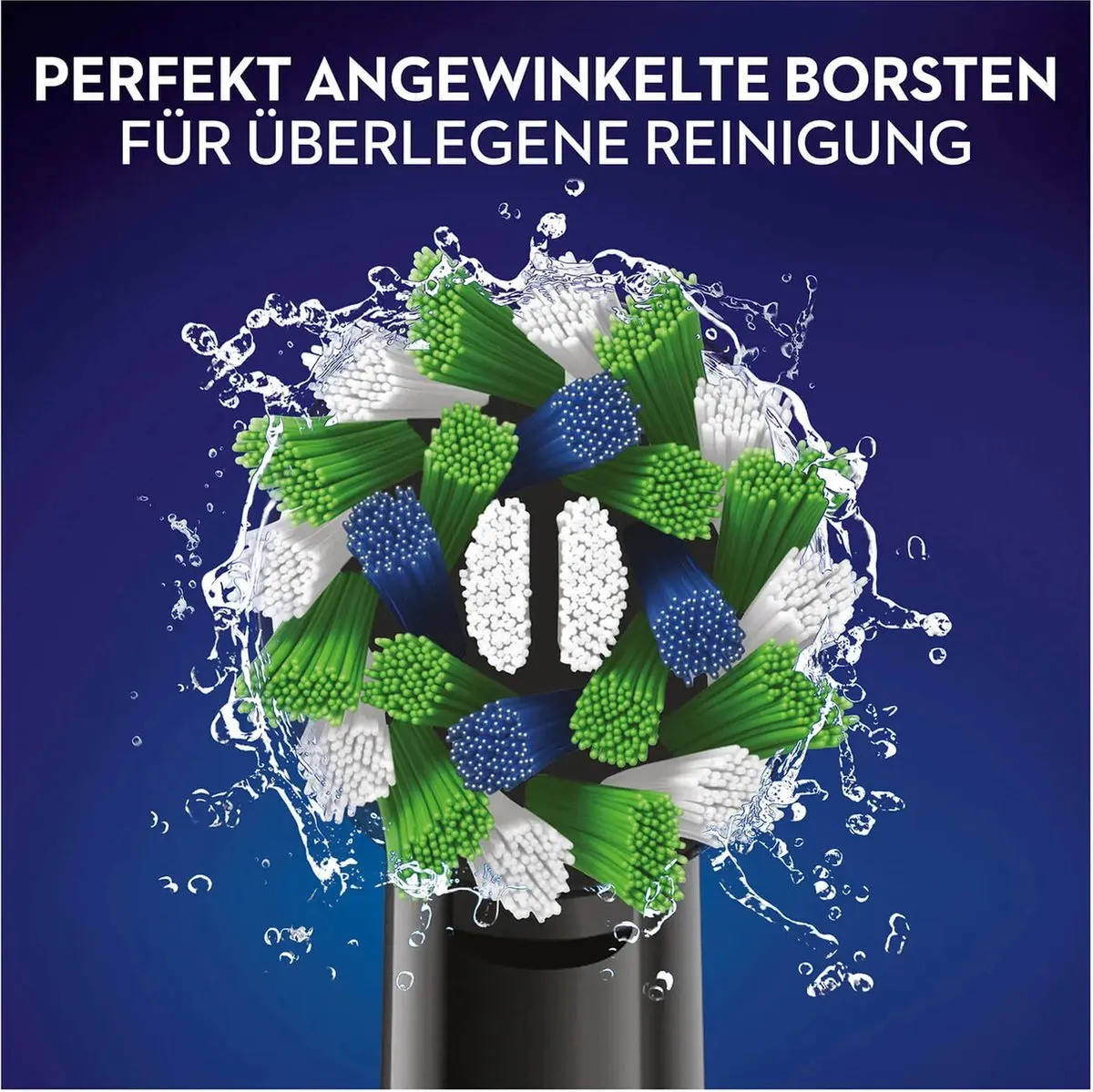 Oral-B CrossAction Black Edition Opzetborstels - 10 Stuks