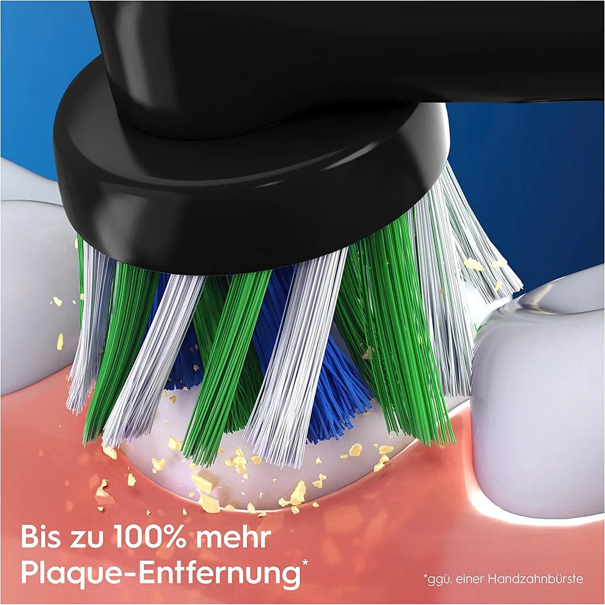 Oral-B CrossAction Black Edition Opzetborstels - 10 Stuks
