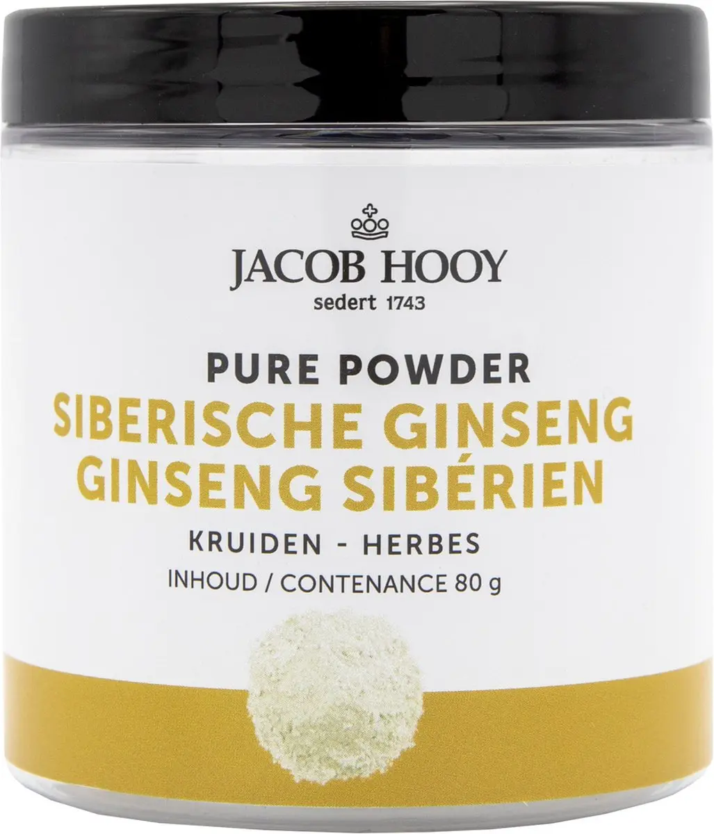 Jacob Hooy Pure Powder Siberische Ginseng 80g