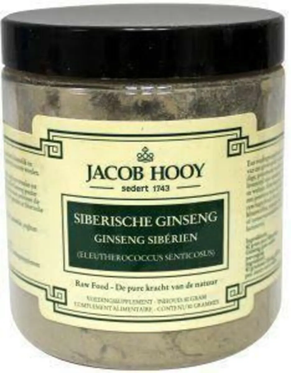 Jacob Hooy Pure Powder Siberische Ginseng 80g
