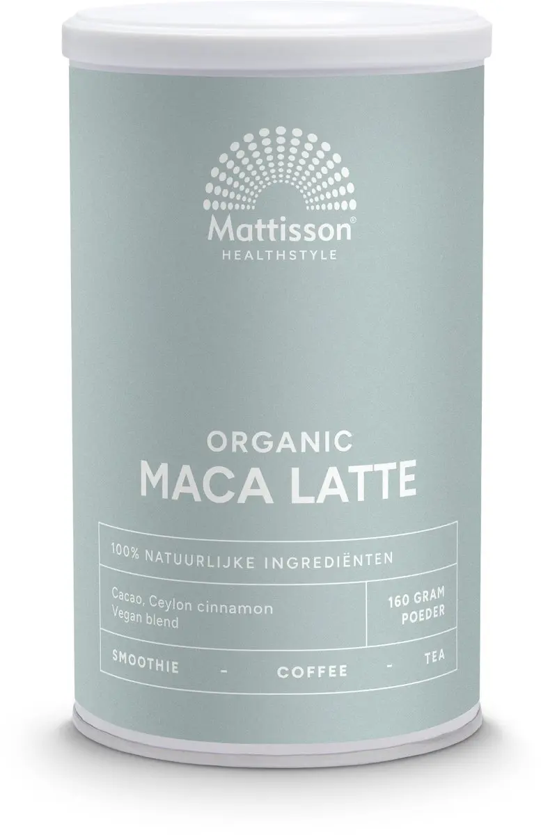 Mattisson Biologische Maca Latte Cacao & Ceylon Kaneel 160g