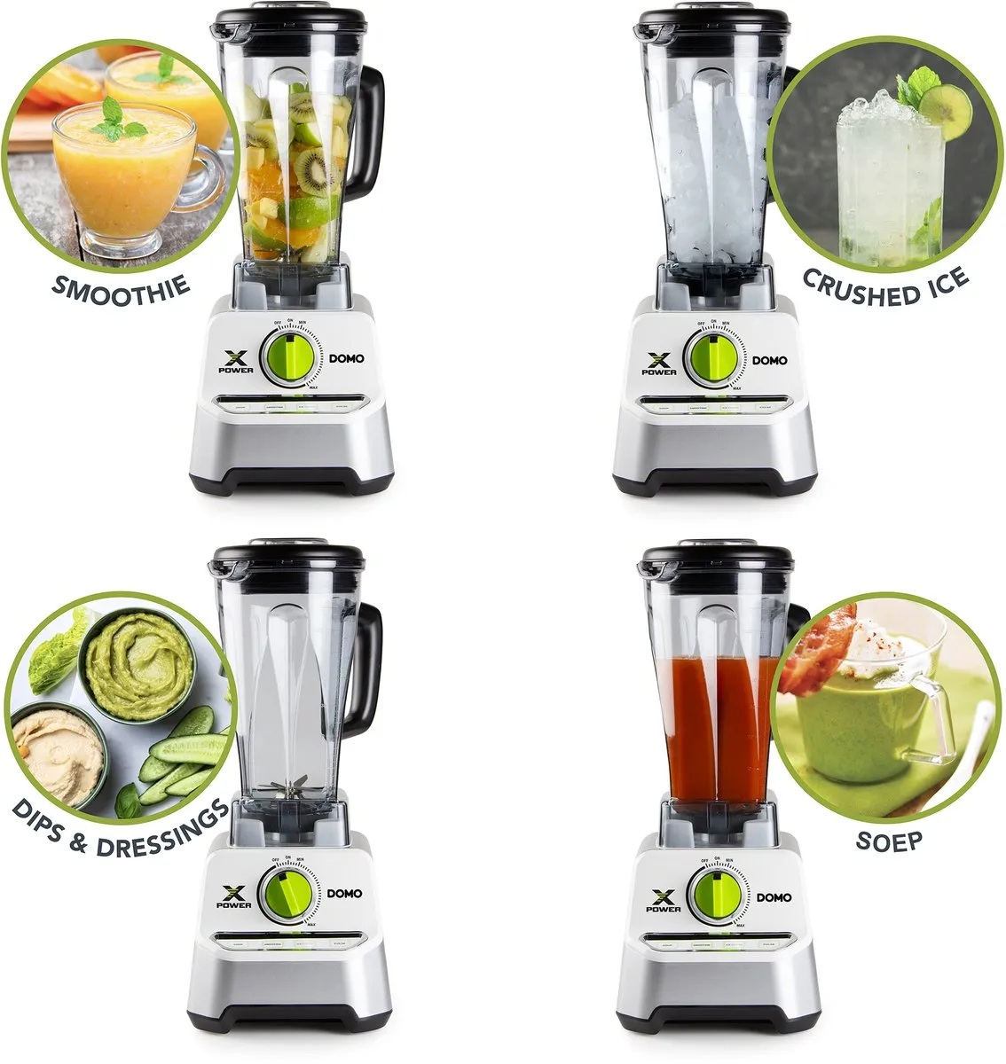 Domo DO747BL Power Blender 1500W - 2L
