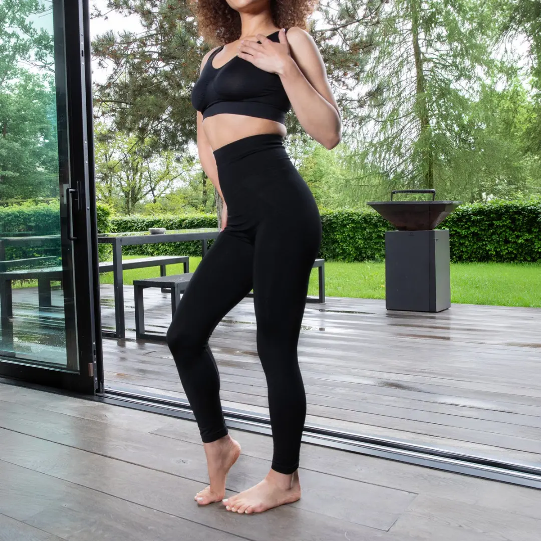 Lanaform Mass & Slim Corrigerende Afslanklegging L - Zwart