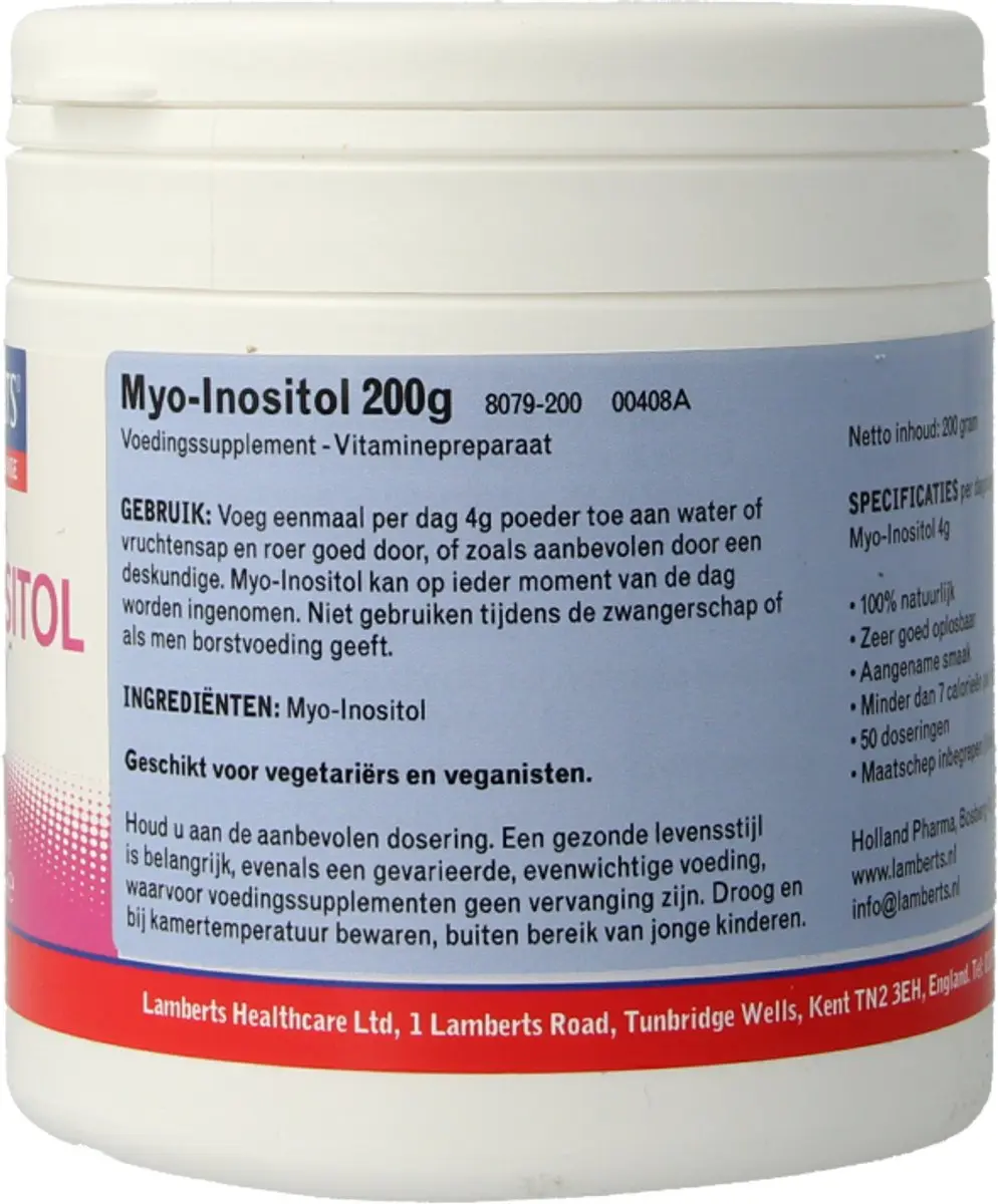 Lamberts Myo-inositol 200g