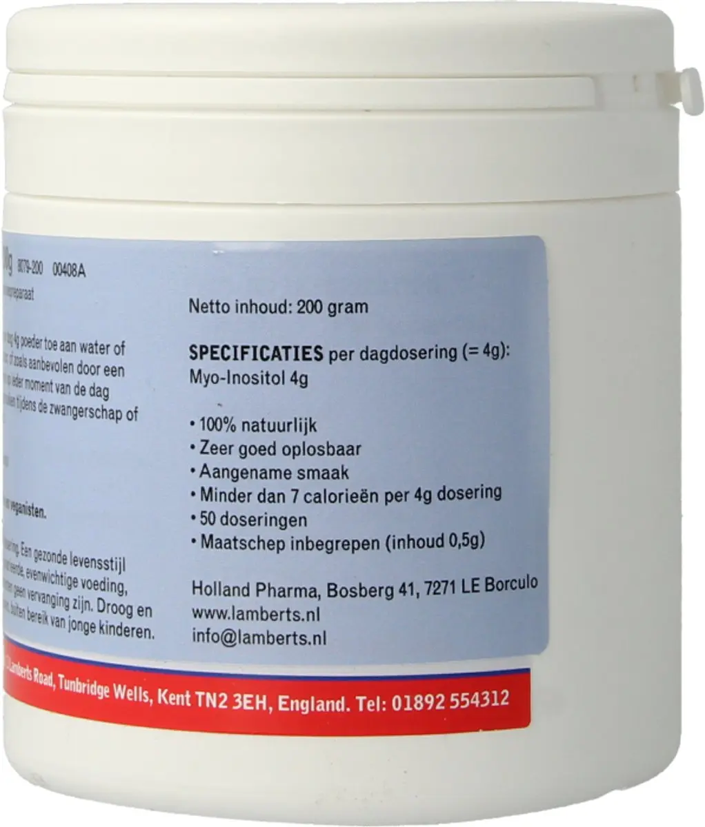 Lamberts Myo-inositol 200g