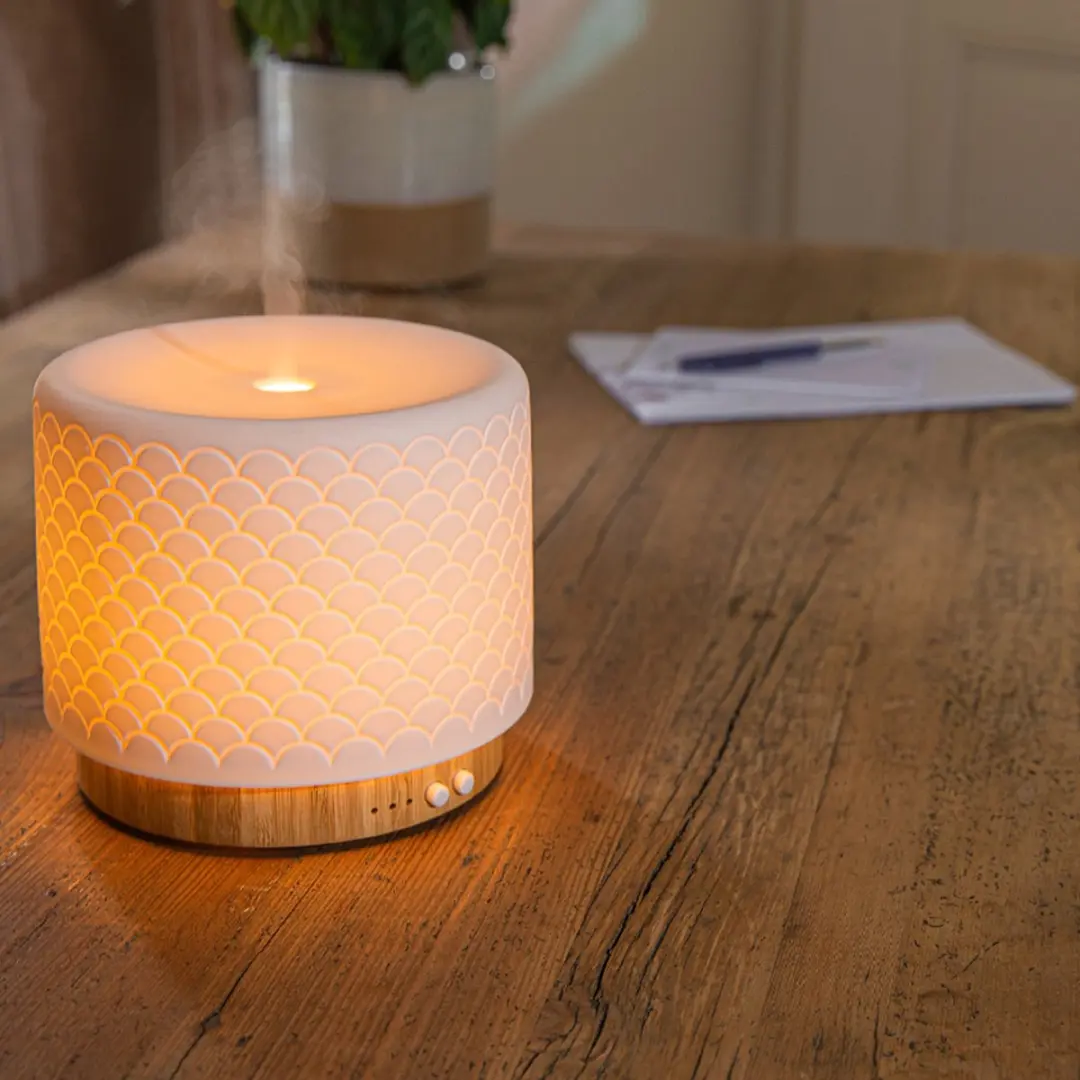 Lanaform Moya Aroma Diffuser 280ml - Ultrasoon - Wit