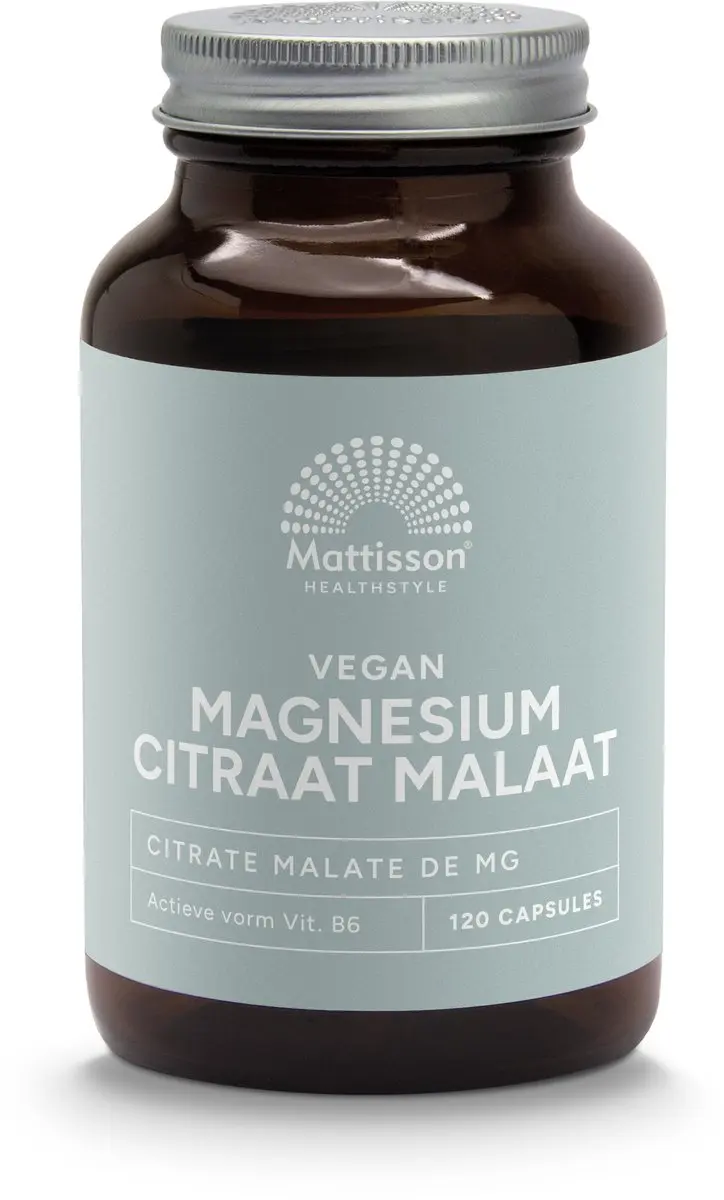 Mattisson Magnesium Citraat Malaat Capsules 86mg - 120 Stuks