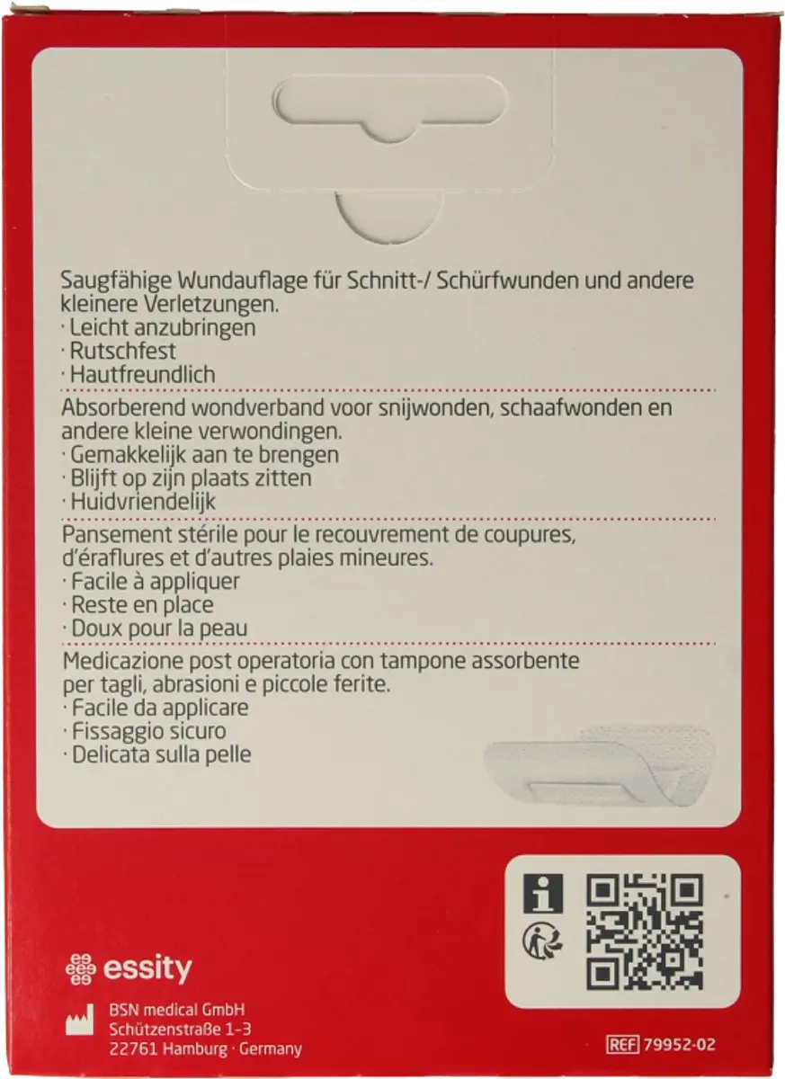 Leukomed Wondverband 8.0x10cm Steriel - 5 Stuks