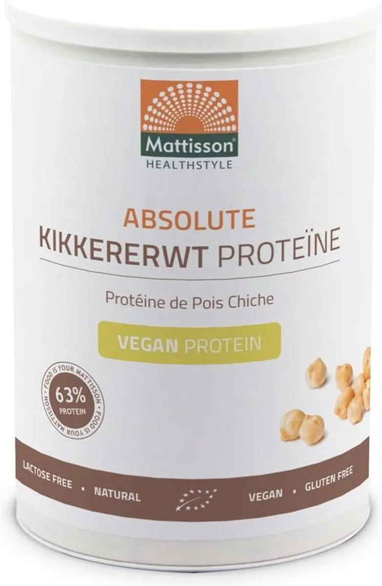 Mattisson Erwtenproteïnepoeder 63% - 400g - afbeelding 6 van 6