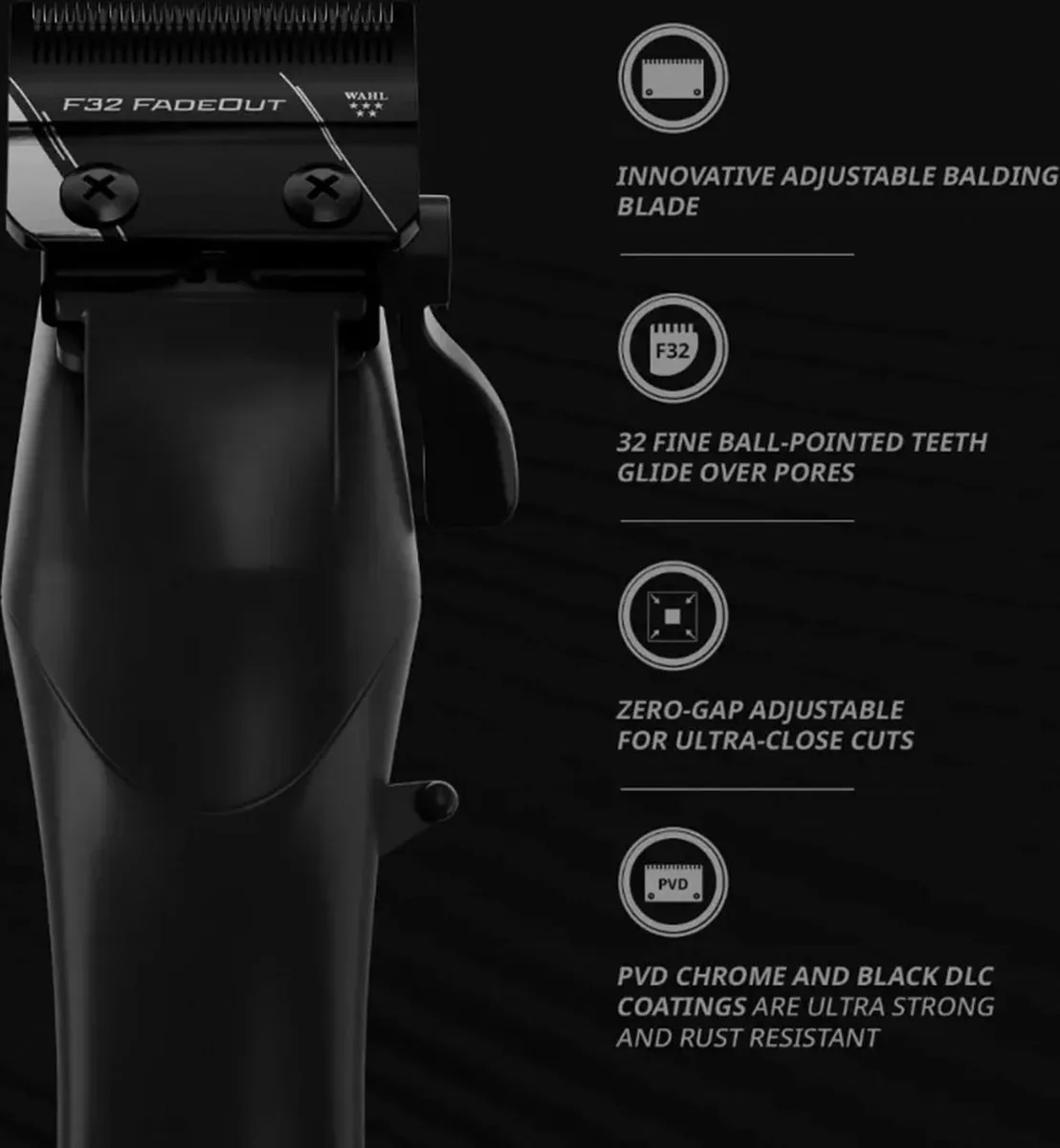 Wahl Vapor Tondeuse 3026483 - Draadloos - Gezicht