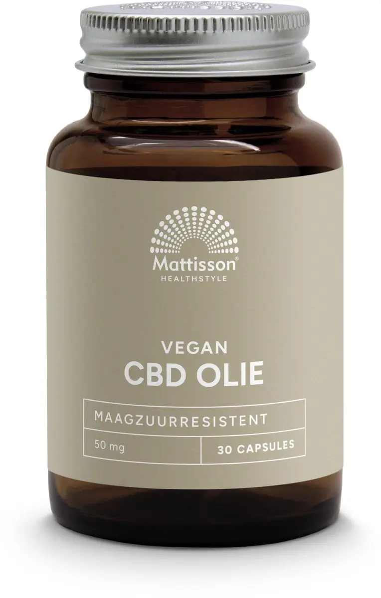 Mattisson CBD Olie 50mg Capsules - 30 Stuks