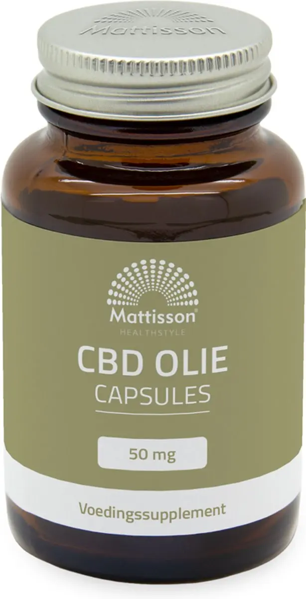 Mattisson CBD Olie 50mg Capsules - 30 Stuks