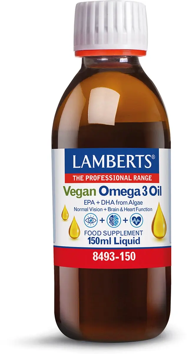 Lamberts Vegan Omega 3 Olie 150ml