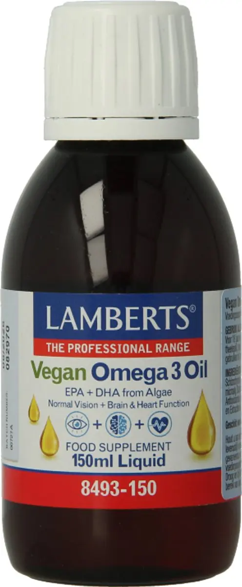 Lamberts Vegan Omega 3 Olie 150ml