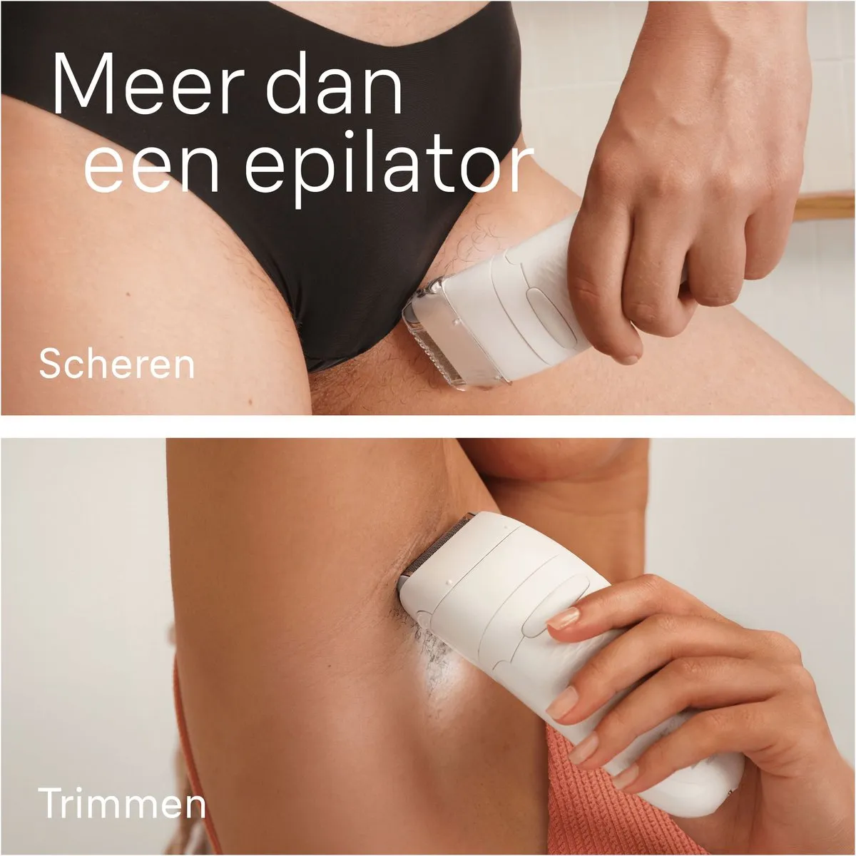 Braun Silk·épil 7 Type 7-030 Epilator - 2 Opzetstukken - Wit/Flamingo
