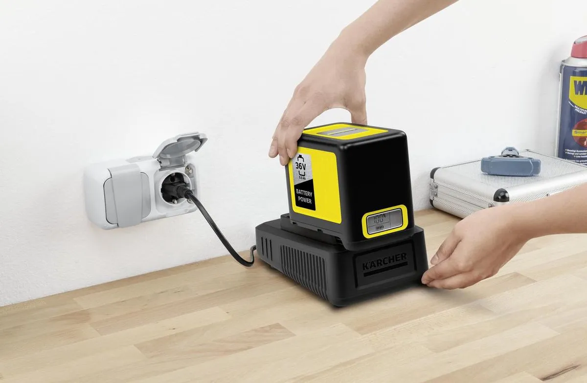 Kärcher Power 36/50 Accu & Snellader 5000mAh