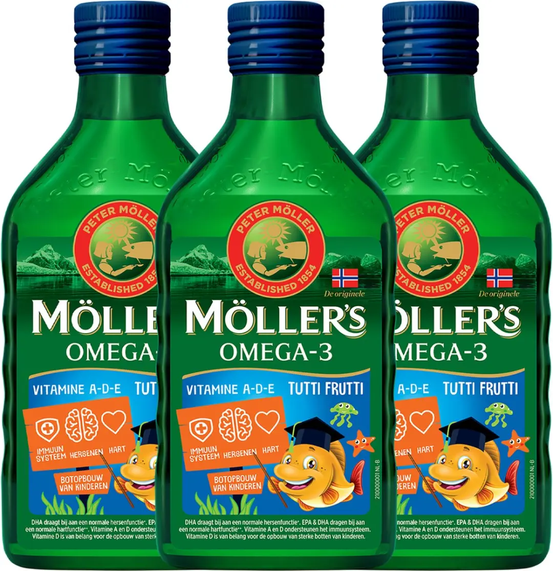 Mollers Omega-3 Levertraan Tutti Frutti 750ml