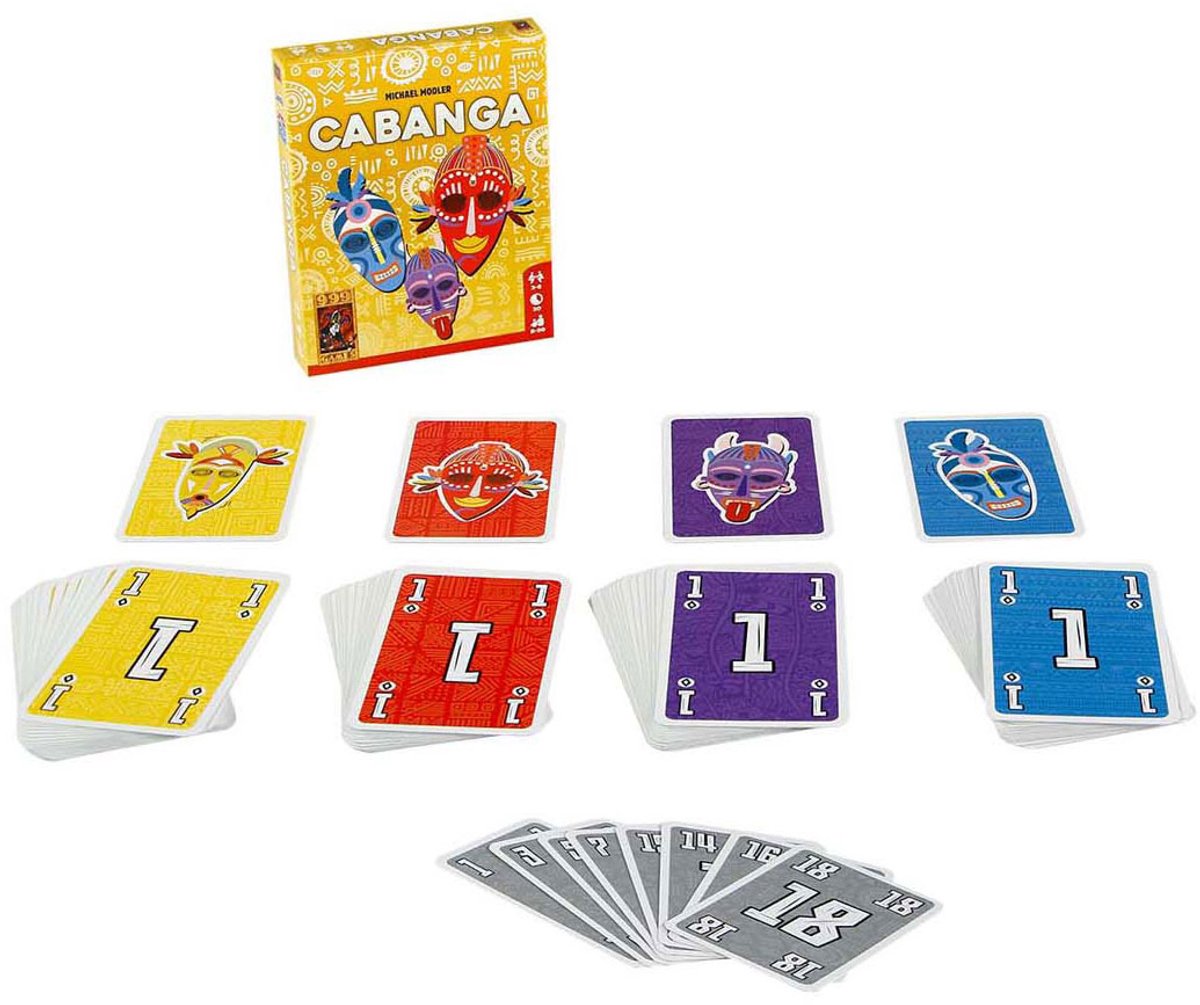 999 Games - Cabanga - Kaartspel - Actiespel - Klein cadeautje
