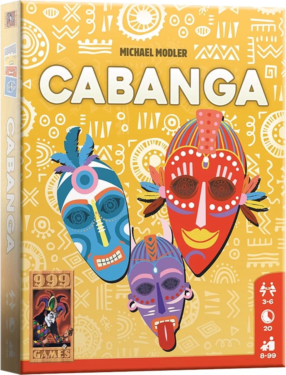 999 Games Cabanga Kaartspel - 3-6 Spelers