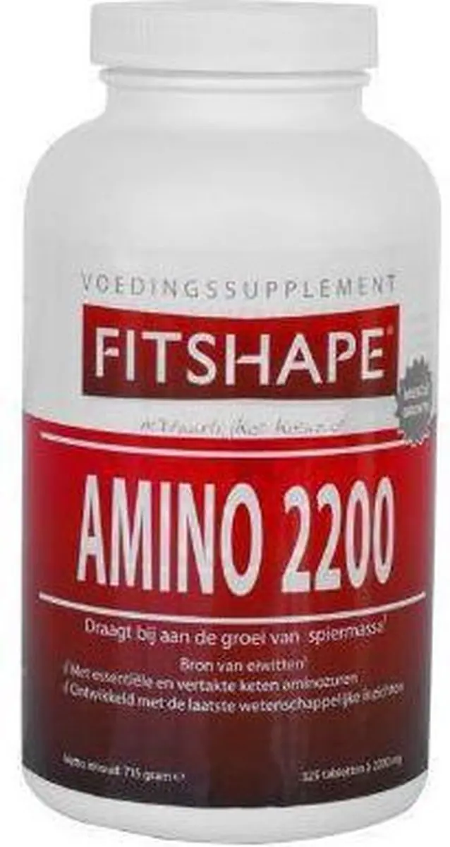 Fitshape Amino Gold II 2200mg Sportvoeding - 150 Tabletten